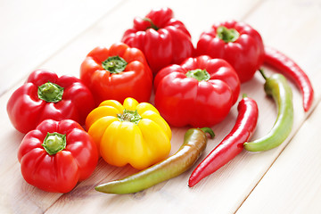 Image showing colored peppers 