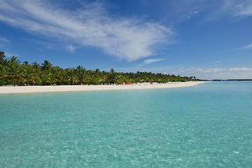 Image showing tropical beach landscape