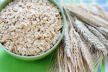 Image showing bowl of oats