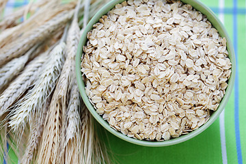 Image showing bowl of oats