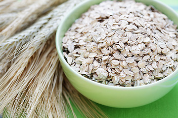 Image showing bowl of oats