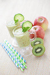 Image showing fruity smoothie