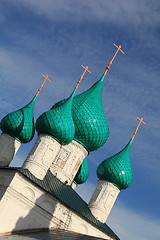 Image showing green domes