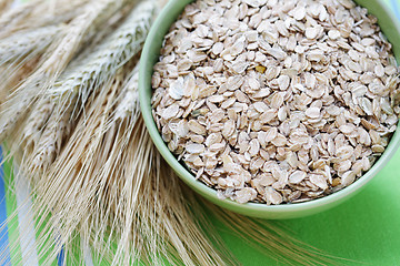 Image showing bowl of oats