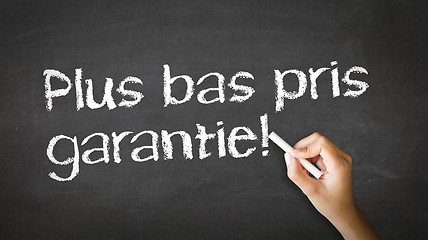 Image showing Lowest Price Guarantee (In French)