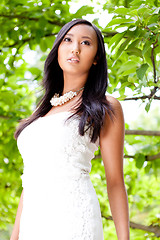 Image showing attractive young asian woman beauty portrait 