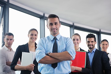 Image showing business people in a meeting at office