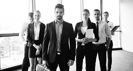 Image showing business people in a meeting at office