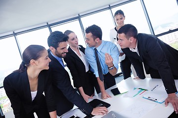 Image showing business people in a meeting at office