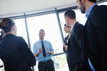 Image showing business people in a meeting at office