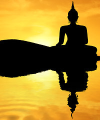 Image showing Sunset Buddha