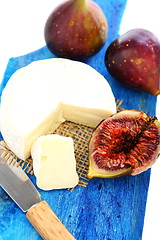 Image showing Figs and cream cheese.