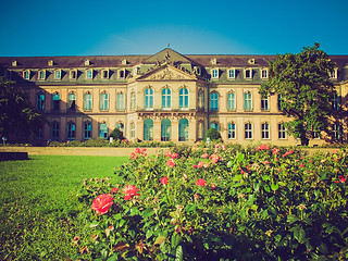 Image showing Retro look Neues Schloss (New Castle), Stuttgart