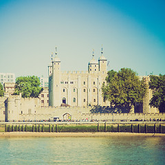 Image showing Vintage look Tower of London