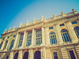 Image showing Retro look Palazzo Madama, Turin