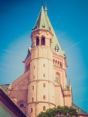 Image showing Retro look Mainz Cathedral