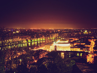 Image showing Retro look Turin view