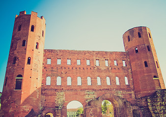 Image showing Retro look Torri Palatine, Turin