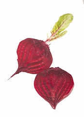 Image showing beet with leaves