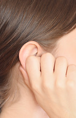 Image showing woman ear