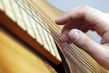 Image showing Playing the guitar