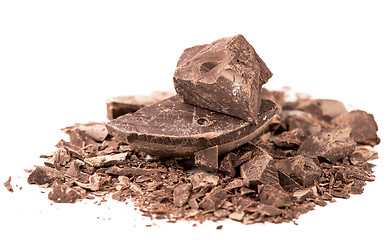 Image showing Chocolate pieces