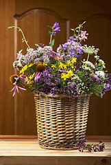 Image showing Bouquet of medicinal herbs