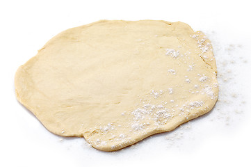 Image showing Fresh dough ready for baking