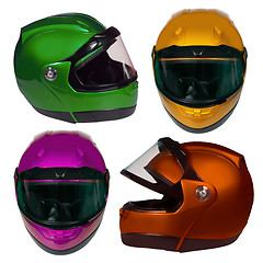 Image showing Motorcycle helmet