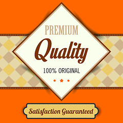 Image showing Premium Quality poster, retro vintage design