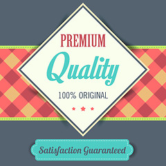 Image showing Premium Quality poster, retro vintage design