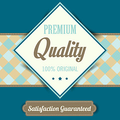 Image showing Premium Quality poster, retro vintage design