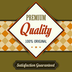 Image showing Premium Quality poster, retro vintage design