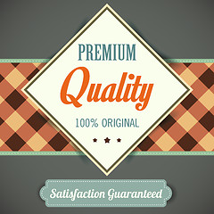 Image showing Premium Quality poster, retro vintage design