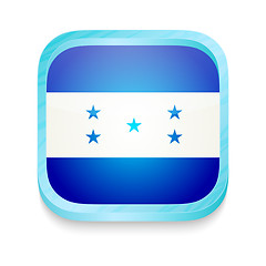 Image showing Smart phone button with Honduras flag