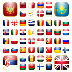 Image showing European continent app icon 