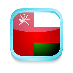 Image showing Smart phone button with Oman flag