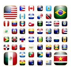Image showing American continent app icon 