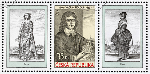 Image showing Wenceslaus Hollar Stamps