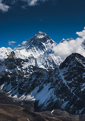 Image showing Everest Mountain Peak or Chomolungma