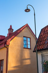 Image showing House in evening sunlight