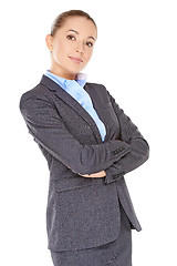 Image showing Confident poised young businesswoman