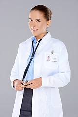 Image showing Beautiful confident woman doctor