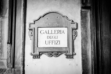 Image showing Galleria degli Uffizi