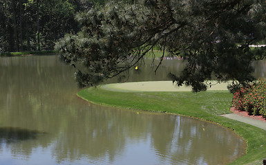 Image showing augusta par 3 golf course, georgia