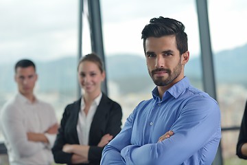 Image showing business people in a meeting at office