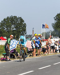 Image showing The Cyclist  Jakob Fuglsang