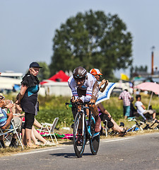 Image showing The Cyclist Jean-Christophe Peraud