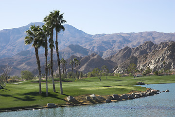 Image showing pga west golf course, palm springs, california