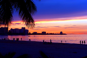 Image showing San Juan Puerto Rico Sunset